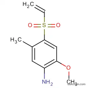 Molecular Structure of 116413-65-1 (Benzenamine, 4-(ethenylsulfonyl)-2-methoxy-5-methyl-)