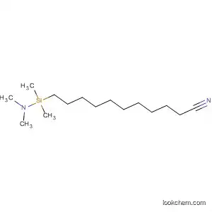 Molecular Structure of 116421-41-1 (Undecanenitrile, 11-[(dimethylamino)dimethylsilyl]-)