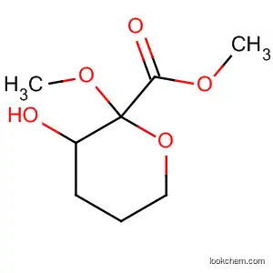 2H-Pyran-2-carboxylic acid, tetrahydro-3-hydroxy-2-methoxy-, methyl
ester, trans-