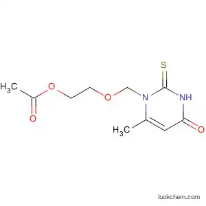 Molecular Structure of 116457-81-9 (4(1H)-Pyrimidinone,
1-[[2-(acetyloxy)ethoxy]methyl]-2,3-dihydro-6-methyl-2-thioxo-)