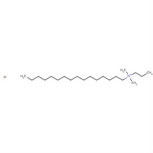 Molecular Structure of 124109-31-5 (1-Hexadecanaminium, N,N-dimethyl-N-propyl-, bromide)