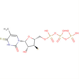 Thymidine 5'-(tetrahydrogen triphosphate), 3'-deoxy-3'-fluoro-4-thio-