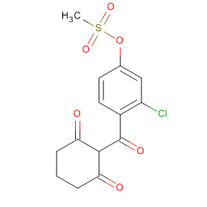 1,3-Cyclohexanedione, 2-[2-chloro-4-[(methylsulfonyl)oxy]benzoyl]-
