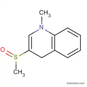 Molecular Structure of 126159-81-7 (Quinoline, 1,4-dihydro-1-methyl-3-(methylsulfinyl)-)