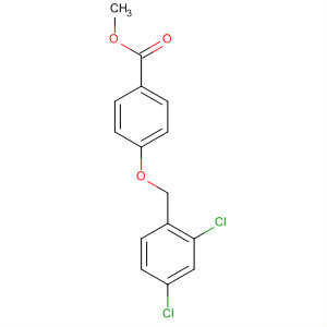 Molecular Structure of 128982-51-4 (Benzoic acid, 4-[(2,4-dichlorophenyl)methoxy]-, methyl ester)