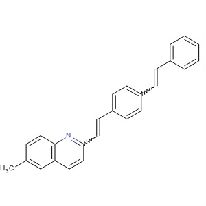 Quinoline, 6-methyl-2-[2-[4-(2-phenylethenyl)phenyl]ethenyl]-