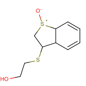 Molecular Structure of 136006-20-7 (Ethanol, 2-[(2,3-dihydro-1-oxidobenzo[b]thien-3-yl)thio]-)