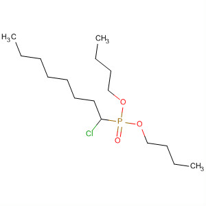 Phosphonic acid, (1-chlorooctyl)-, dibutyl ester
