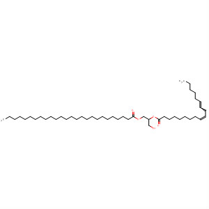 Molecular Structure of 138995-21-8 (Hexacosanoic acid,
3-hydroxy-2-[(1-oxo-9,12-octadecadienyl)oxy]propyl ester, (Z,Z)-)
