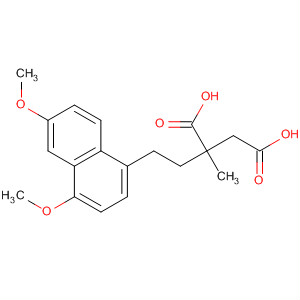 Molecular Structure of 138995-31-0 (Butanedioic acid, 2-[2-(4,6-dimethoxy-1-naphthalenyl)ethyl]-2-methyl-)