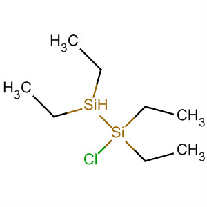 Molecular Structure of 141557-03-1 (Disilane, 1-chloro-1,1,2,2-tetraethyl-)