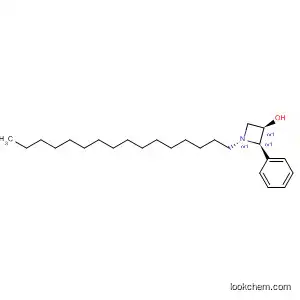 Molecular Structure of 141811-88-3 (3-Azetidinol, 1-hexadecyl-2-phenyl-, trans-)