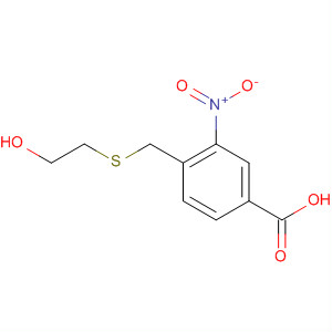 Benzoic acid, 4-[[(2-hydroxyethyl)thio]methyl]-3-nitro-