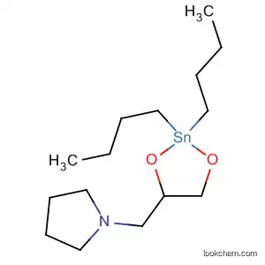 Molecular Structure of 141888-49-5 (Pyrrolidine, 1-[(2,2-dibutyl-1,3,2-dioxastannolan-4-yl)methyl]-)
