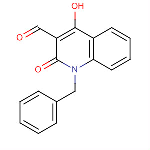 3-Quinolinecarboxaldehyde, 1,2-dihydro-4-hydroxy-2-oxo-1-(phenylmethyl)-