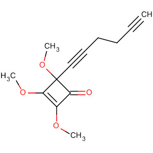 Molecular Structure of 141930-09-8 (2-Cyclobuten-1-one, 4-(1,5-hexadiynyl)-2,3,4-trimethoxy-)