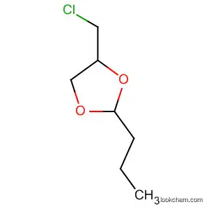 Molecular Structure of 4469-51-6 (1,3-Dioxolane, 4-(chloromethyl)-2-propyl-)