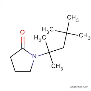 Molecular Structure of 52644-10-7 (2-Pyrrolidinone, 1-(1,1,3,3-tetramethylbutyl)-)