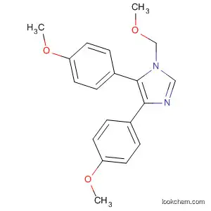 Molecular Structure of 81527-23-3 (1H-Imidazole, 1-(methoxymethyl)-4,5-bis(4-methoxyphenyl)-)