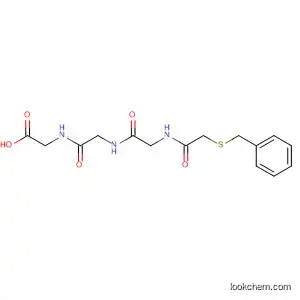 Molecular Structure of 123228-56-8 (Glycine, N-[N-[N-[[(phenylmethyl)thio]acetyl]glycyl]glycyl]-)
