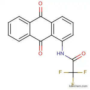Molecular Structure of 126050-17-7 (Acetamide, N-(9,10-dihydro-9,10-dioxo-1-anthracenyl)-2,2,2-trifluoro-)