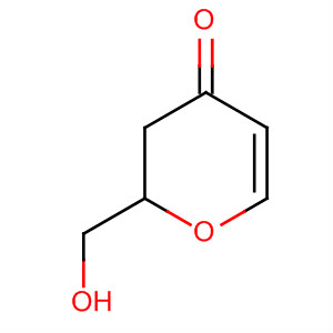 Molecular Structure of 137053-71-5 (4H-Pyran-4-one, 2,3-dihydro-2-(hydroxymethyl)-)