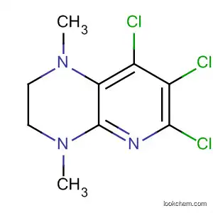 Molecular Structure of 144687-64-9 (Pyrido[2,3-b]pyrazine, 6,7,8-trichloro-1,2,3,4-tetrahydro-1,4-dimethyl-)