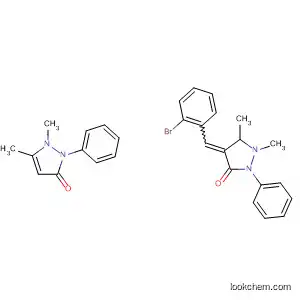 Molecular Structure of 15139-75-0 (3H-Pyrazol-3-one,
4,4'-[(2-bromophenyl)methylene]bis[1,2-dihydro-1,5-dimethyl-2-phenyl-)