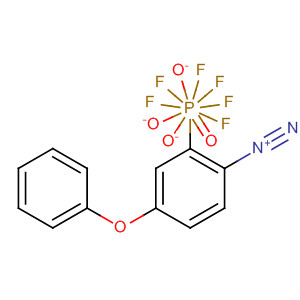 Molecular Structure of 154159-17-8 (Benzenediazonium, 4-phenoxy-, hexafluorophosphate(1-))