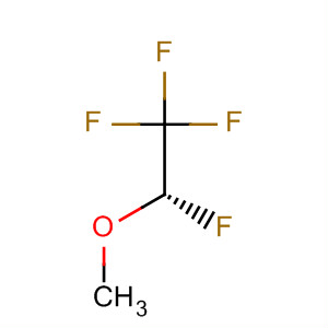 Molecular Structure of 156700-89-9 (Ethane, 1,1,1,2-tetrafluoro-2-methoxy-, (S)-)