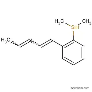 Molecular Structure of 178314-90-4 (Silane, dimethyl-2,4-pentadienylphenyl-)