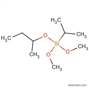 Molecular Structure of 183452-18-8 (Silane, dimethoxy(1-methylethyl)(1-methylpropoxy)-)