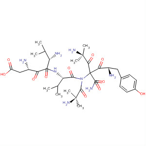 Molecular Structure of 183613-82-3 (Glycinamide,
L-tyrosyl-2-methylalanyl-2-methylalanyl-L-a-aspartyl-L-valyl-L-valyl-)