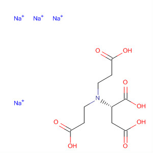 Molecular Structure of 190375-18-9 (L-Aspartic acid, N,N-bis(2-carboxyethyl)-, tetrasodium salt)