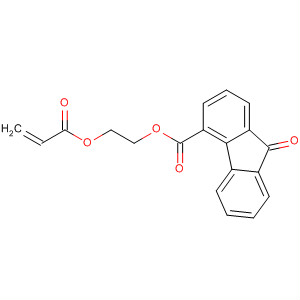 Molecular Structure of 190431-71-1 (9H-Fluorene-4-carboxylic acid, 9-oxo-, 2-[(1-oxo-2-propenyl)oxy]ethyl
ester)