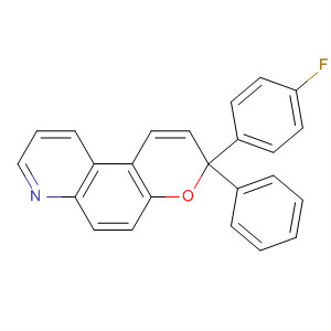 Molecular Structure of 194424-67-4 (3H-Pyrano[3,2-f]quinoline, 3-(4-fluorophenyl)-3-phenyl-)