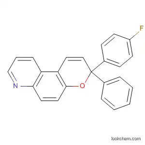 Molecular Structure of 194424-67-4 (3H-Pyrano[3,2-f]quinoline, 3-(4-fluorophenyl)-3-phenyl-)