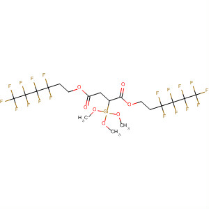 Molecular Structure of 194427-41-3 (Butanedioic acid, (trimethoxysilyl)-,
bis(3,3,4,4,5,5,6,6,6-nonafluorohexyl) ester)