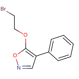 Molecular Structure of 194471-09-5 (Isoxazole, 5-(2-bromoethoxy)-4-phenyl-)