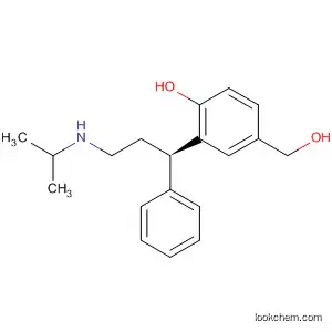 Molecular Structure of 194482-42-3 (BenzeneMethanol, 4-hydroxy-3-[(1R)-3-[(1-Methylethyl)aMino]-1-phenylpropyl]-)