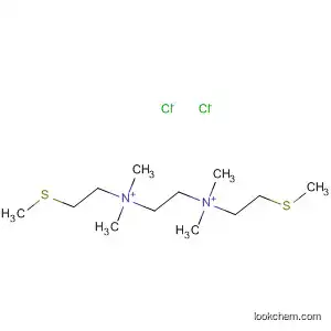 Molecular Structure of 194535-04-1 (1,2-Ethanediaminium,
N,N,N',N'-tetramethyl-N,N'-bis[2-(methylthio)ethyl]-, dichloride)