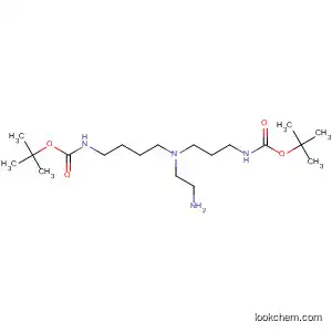 Molecular Structure of 194539-78-1 (13-Oxa-2,6,11-triazapentadecanoic acid,
6-(2-aminoethyl)-14,14-dimethyl-12-oxo-, 1,1-dimethylethyl ester)
