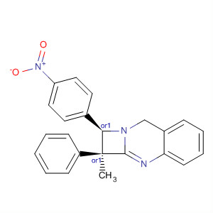 Molecular Structure of 194550-46-4 (1H-Azeto[2,1-b]quinazoline,
2,8-dihydro-2-methyl-1-(4-nitrophenyl)-2-phenyl-, (1R,2S)-rel-)