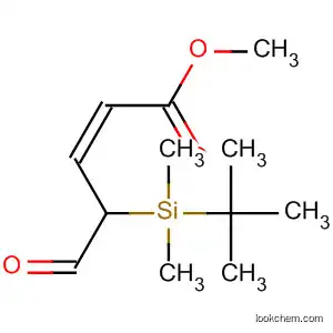 Molecular Structure of 194552-12-0 (2-Pentenoic acid, 4-[(1,1-dimethylethyl)dimethylsilyl]-5-oxo-, methyl
ester, (2Z,4S)-)