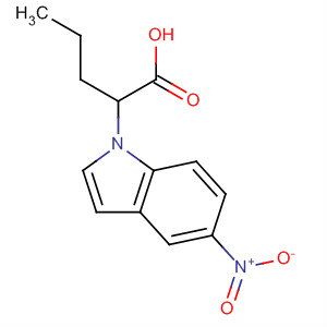 Molecular Structure of 194601-05-3 (1H-Indole-1-pentanoic acid, 5-nitro-)