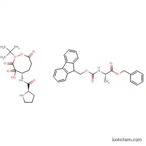 Molecular Structure of 194610-85-0 (L-Glutamic acid, 1-[(1,1-dimethylethoxy)carbonyl]-L-prolyl-,
21-[4-[[(2S)-2-[[(9H-fluoren-9-ylmethoxy)carbonyl]amino]-1-oxopropoxy]
methyl]phenyl] ester)