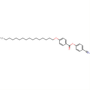 Molecular Structure of 194662-96-9 (Benzoic acid, 4-(hexadecyloxy)-, 4-cyanophenyl ester)