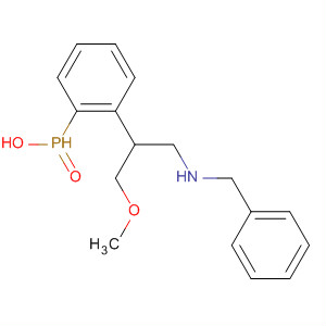 Molecular Structure of 194663-46-2 (Phosphinic acid,
[1-(methoxymethyl)-2-[(phenylmethyl)amino]ethyl]phenyl-)