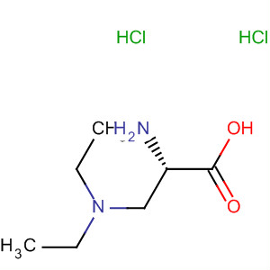 Molecular Structure of 194714-00-6 (L-Alanine, 3-(diethylamino)-, dihydrochloride)