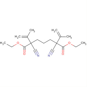 Heptanedioic acid, 2,6-dicyano-2,6-bis(1-methylethenyl)-, diethyl ester
